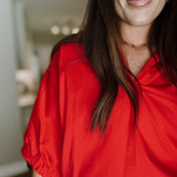 Sloan Top - Red
