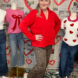 Learn To Love Pant - Tan Leopard