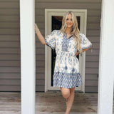 If You Need Time Dress - Blue