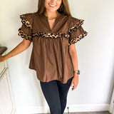 Can't Be Tamed Top- Espresso