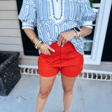 On The Coast Short - Red