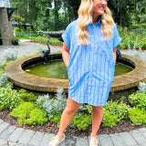 New To Town Dress - Chambray