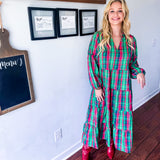 Christina Dress - Plaid About You - Green