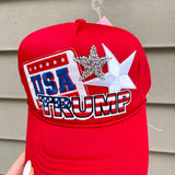 Trump USA Trucker Hat- Red