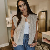 Never Meant To Brag Top - Taupe
