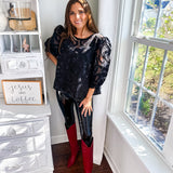 SPANX | Faux Patent Leather Legging - Black