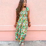 Trip To Paradise Dress - Green