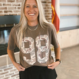 Birdie | Camo 98 Graphic Tee - Espresso