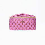 Mary Square | Kiss and Makeup Pink Floral Block