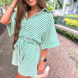 Here To Stay Romper - Green