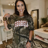 Georgia Code Five Camo Tee - Final Sale