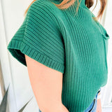 Found Love Sweater Top- Forest