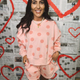 Polka Dot Short - Blush