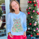 Colorful Christmas Coquette Tree Sweatshirt - Final Sale