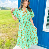 Wild Time Maxi Dress- Mint