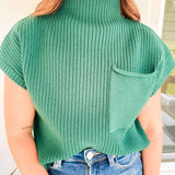 Found Love Sweater Top- Forest