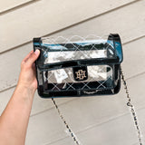 Quinn Quilted Clear Bag