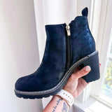 Bite Me Bootie - Black Oil Pu Bootie