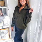 SPANX Airessentials Shine Half Zip