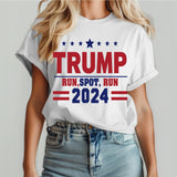 *PREORDER* Run, Spot, Run Trump Tee- White