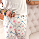 The Lacy Lounge Pant Blue