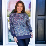 SHIRALEAH | Fiesta Sweatshirt - Silver