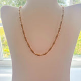 Water Resistant 3mm 4mm Beaded Necklace
