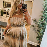 Naomii Midi Dress - Taupe