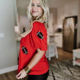 Tina Top - Red Footballs