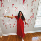 Look Ahead Midi Dress - Red