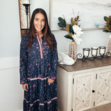 FLORAL SYMPHONY FLORAL SYMPHONYLONG SLEEVE DRESS