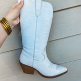 Bodhi Western Boot - Distressed White