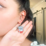 Red + Black Pride Earring - Final Sale