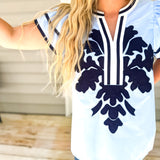 Open Minded Top - Blue