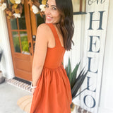 BuddyLove Heidi Mini Dress - Burnt Orange