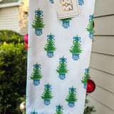 Tea Towel - Fancy & Festive Tree Print - Final Sale