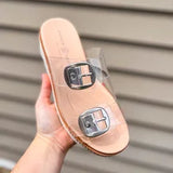 Surfs Up Sandal- Clear