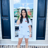 Patriotic Bows Short Set - Final Sale