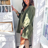 Give Thanks Romper - Olive