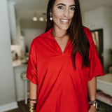 Sloan Top - Red