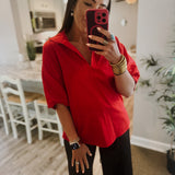 Sloan Top - Red