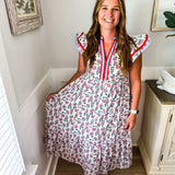 Wonderful At Most Midi Dress - Red