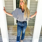 Falls Into Me Top - Navy