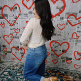 Janet High Rise Boyfriend-Cuffed Barrel Jeans - Dark