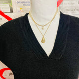 Shell Out Necklace - Gold