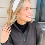 Pearl Knotted Leather Headband - White