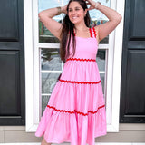 Say You'll Remember Me Dress - Pink