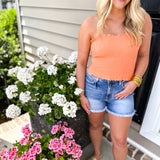 Sunny Days Smocked Tube Top