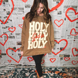 God Is Holy Sweatshirt - Brown