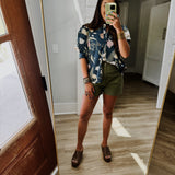 Moving Through My Mind Top - Teal